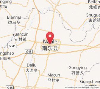 Map of Nanle Chengguanzhen, Henan
