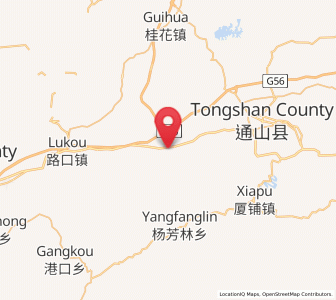 Map of Nanlinqiao, Hubei