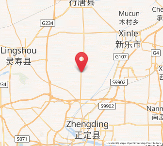 Map of Nanlou, Hebei