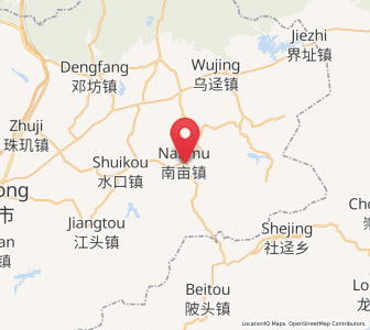 Map of Nanmu, Guangdong