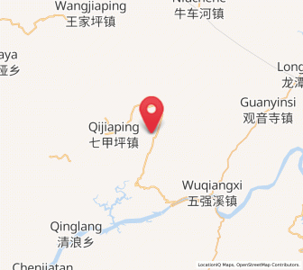 Map of Nanmu, Hunan