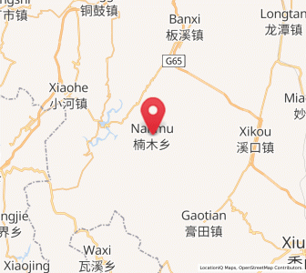 Map of Nanmu, Chongqing