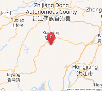 Map of Nanmuping, Hunan