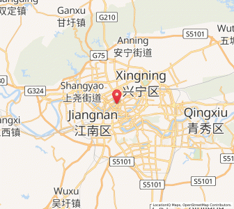 Map of Nanning, Guangxi