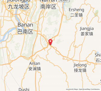 Map of Nanpeng, Chongqing