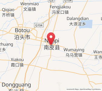 Map of Nanpi, Hebei