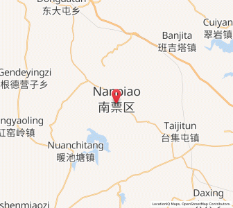 Map of Nanpiao, Liaoning
