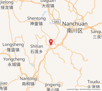Map of Nanping, Chongqing