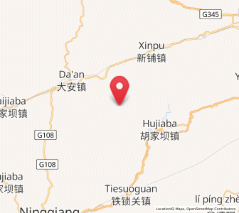 Map of Nanping, Shaanxi