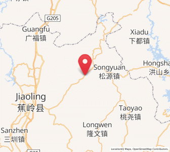 Map of Nanqi, Guangdong