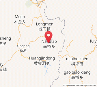 Map of Nanqiao, Hunan