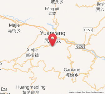 Map of Nansha, Yunnan