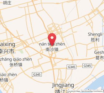 Map of Nansha, Jiangsu