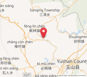 Map of Nanshan, Jiangxi