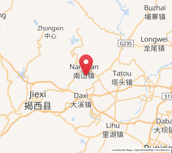 Map of Nanshan, Guangdong