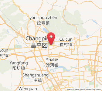 Map of Nanshao, Beijing