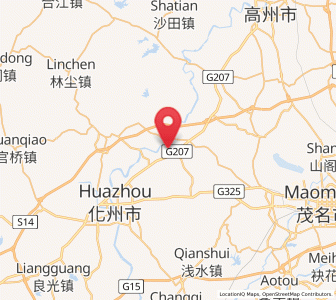 Map of Nansheng, Guangdong