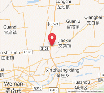 Map of Nanshi, Shaanxi