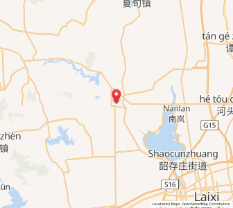 Map of Nanshu, Shandong