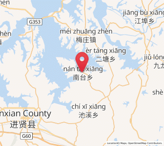 Map of Nantai, Jiangxi