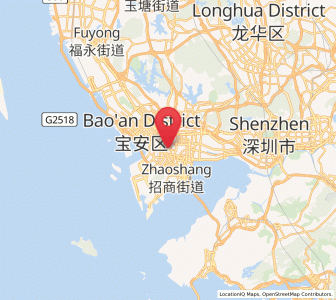 Map of Nantou, Guangdong