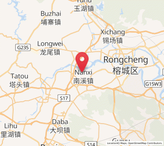 Map of Nanxi, Guangdong
