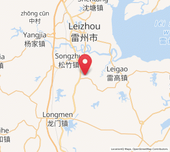 Map of Nanxing, Guangdong