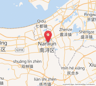 Map of Nanxun, Zhejiang