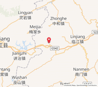 Map of Nanya, Chongqing
