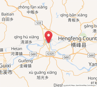 Map of Nanyan, Jiangxi