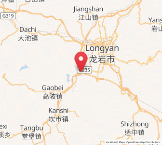 Map of Nanyang, Fujian