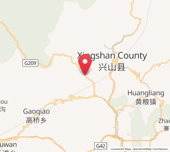 Map of Nanyang, Hubei