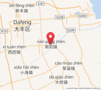 Map of Nanyang, Jiangsu
