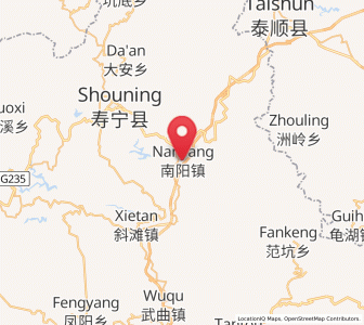 Map of Nanyang, Fujian