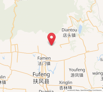Map of Nanyang, Shaanxi