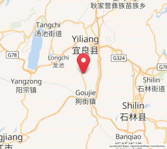 Map of Nanyang, Yunnan