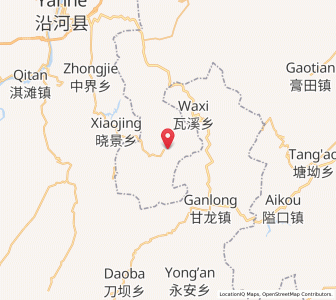 Map of Nanyaojie, Chongqing
