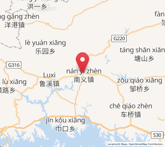 Map of Nanyi, Jiangxi