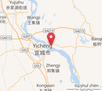 Map of Nanying, Hubei