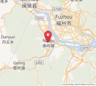 Map of Nanyu, Fujian