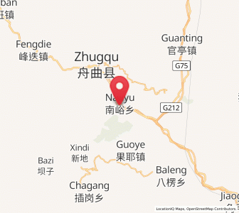 Map of Nanyu, Gansu