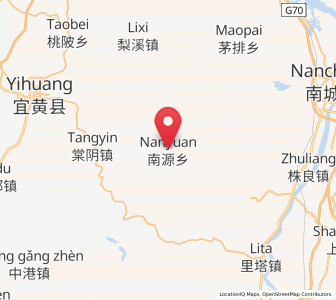 Map of Nanyuan, Jiangxi