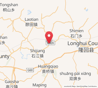 Map of Nanyuemiao, Hunan