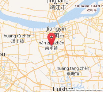 Map of Nanzha, Jiangsu