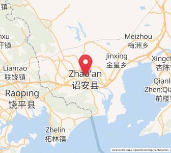 Map of Nanzhao, Fujian
