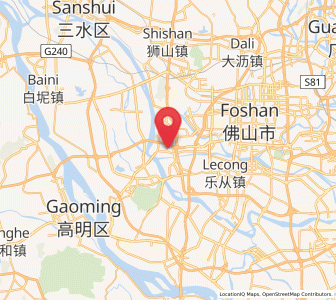 Map of Nanzhuang, Guangdong
