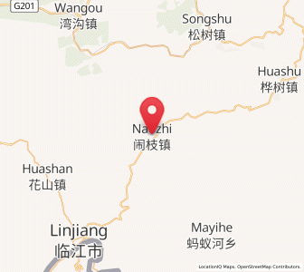 Map of Naozhi, Jilin