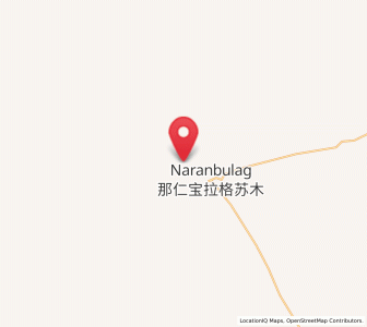 Map of Naran Bulag, Inner Mongolia