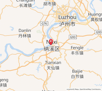 Map of Naxi, Sichuan