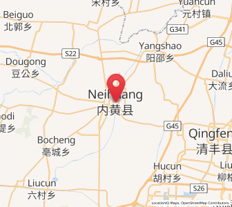 Map of Neihuang Chengguanzhen, Henan